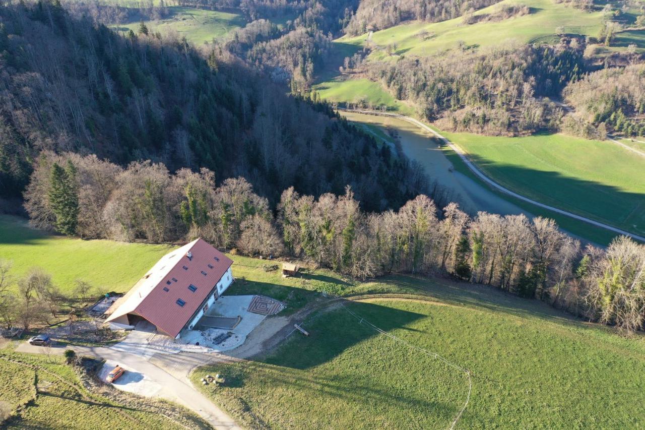 Appartement La Joux Chaupe à Saint-Ursanne Extérieur photo